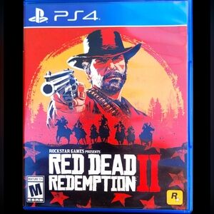 Red Dead Redemption II PS4 Video Game With Map Sony PlayStation EUC